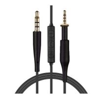 Audiokábel fejhallgatóhoz AKG K450, K451, K452, K480, K490, K495, Q460 - Fekete vezérlőpanellel